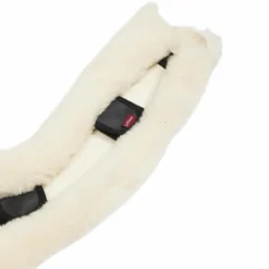 LeMieux - Housse de sangle de saut d’obstacle Anatomic en laine mérinos+ naturel Blanc Discount