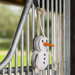 Hot LeMieux - Jouet pour chevaux Bonhomme de Neige Blanc