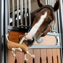 New LeMieux - Jouet pour chevaux Sausage Dog Marron