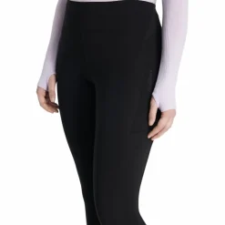 New LeMieux - Legging d'équitation femme Pull-on brossé Natalie Noir