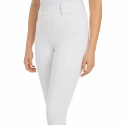 New LeMieux - Legging d'équitation femme Demi Full Grip Blanc