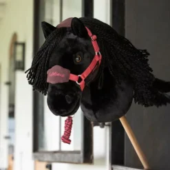 LeMieux - Longe et licol Vogue pour Hobby Horse cranberry Rose Online