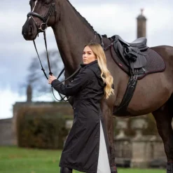 LeMieux - Manteau d’équitation femme léger et imperméable Amelie Noir Outlet