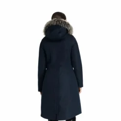 Hot LeMieux - Manteau d’équitation imperméable long femme Anya Marine
