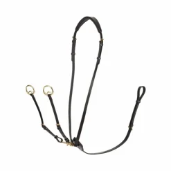 Discount LeMieux - Martingale à anneaux Kudos / laiton Marron