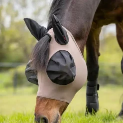 LeMieux - Masque anti-mouches Bug Relief Half walnut Marron Hot