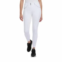 Sale LeMieux - Pantalon d'équitation femme assise en suédine Victoria Blanc