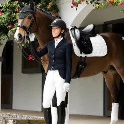 Sale LeMieux - Pantalon d'équitation femme assise en suédine Victoria Blanc