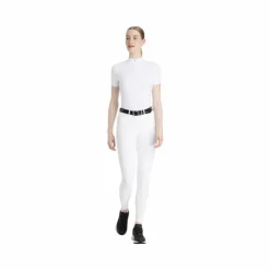 LeMieux - Pantalon d'équitation femme grip aux genoux Isabelle Blanc