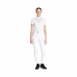 Online LeMieux - Pantalon d’équitation fille grip aux genoux Young Rider Izzy Blanc