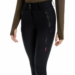 Online LeMieux - Pantalon d'équitation imperméable femme DryTex Full Grip Noir