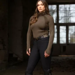 LeMieux - Pantalon d'équitation femme Isabelle Full Grip Noir Outlet