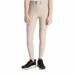 LeMieux - Pantalon d’équitation fille grip aux genoux Young Rider Izzy Almond Beige Sale