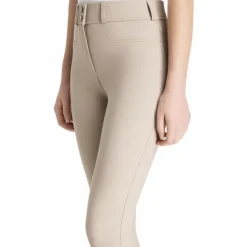 LeMieux - Pantalon d’équitation fille grip aux genoux Young Rider Izzy Almond Beige Sale