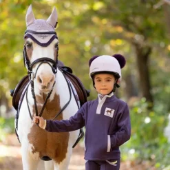Hot LeMieux - Polaire à boutons-pressions enfant Mini Mae juniper Violet