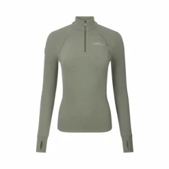 LeMieux - Polaire à col zippé femme Frances rosemary Vert