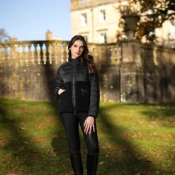 New LeMieux - Polaire manches longues hybride femme Alissa Noir