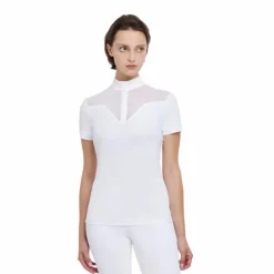 Discount LeMieux - Polo de concours manches courtes femme Emily Blanc