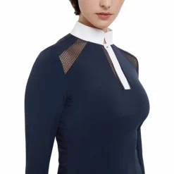 LeMieux - Polo de concours manches longues femme Camille Marine Online