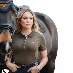 Best LeMieux - Polo femme Classique Alpine Marron