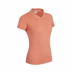 LeMieux - Polo manches courtes femme Classic apricot Orange