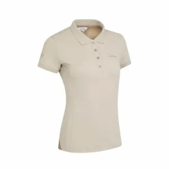 Hot LeMieux - Polo manches courtes femme Classic stone Beige