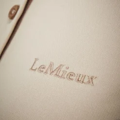 Hot LeMieux - Polo manches courtes femme Classic stone Beige