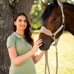 LeMieux - Polo manches courtes femme Classic fern Vert Hot