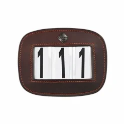 New LeMieux - Porte numéros pour tapis en cuir Marron