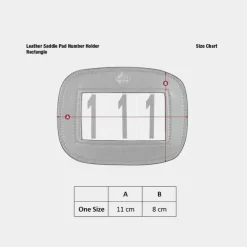 New LeMieux - Porte numéros pour tapis en cuir Marron