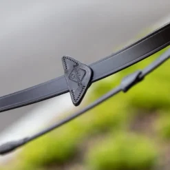 LeMieux - Rênes caoutchouc / laiton Marron