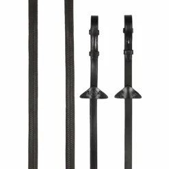 Discount LeMieux - Rênes en caoutchouc / argent Marron