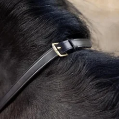 New LeMieux - Rênes Magna Grip / laiton Marron