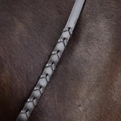 Outlet LeMieux - Rênes tressées cuir / argent Marron