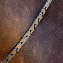 Online LeMieux - Rênes tressées cuir / argent Noir