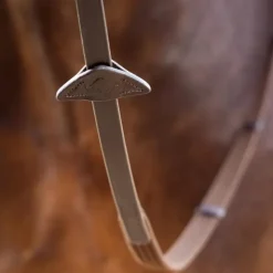 LeMieux - Rênes Webbed Continental / argent Marron Clearance