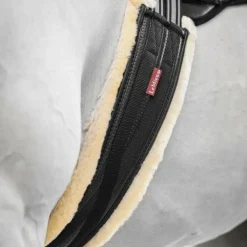 LeMieux - Sangle anatomique doublée polaire Fleece Lined / naturel Noir Online