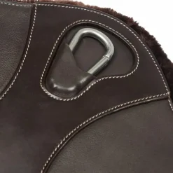 Online LeMieux - Sangle bavette courte doublure laine synthétique Arika Marron