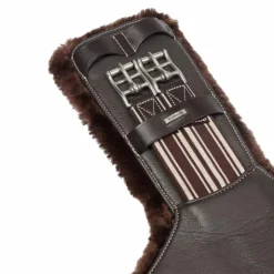 Online LeMieux - Sangle bavette courte doublure laine synthétique Arika Marron