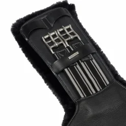 LeMieux - Sangle bavette courte doublure laine synthétique Arika Noir Outlet