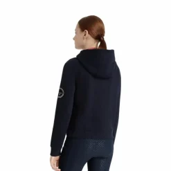 Best LeMieux - Sweat à capuche demi-zippé enfant Young Rider Hettie Marine