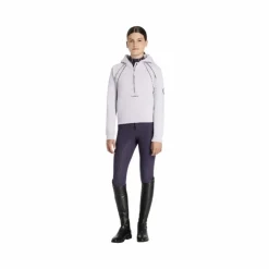 LeMieux - Sweat à capuche demi-zippé enfant Young Rider Hettie lilac Violet
