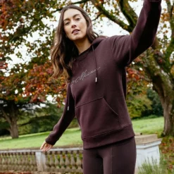 LeMieux - Sweat à capuche femme Elspeth damson Bordeaux Best