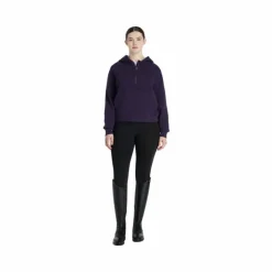 LeMieux - Sweat à capuche femme demi-zippé Henrietta juniper Violet Discount