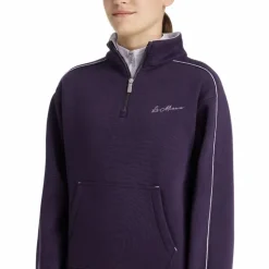 Best LeMieux - Sweat col zippé enfant Young Rider Kate juniper/ lilac Violet
