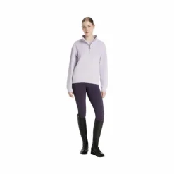 Outlet LeMieux - Sweat col zippé femme Keira lilac Violet