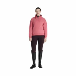 LeMieux - Sweat col zippé femme Keira cranberry Rose Hot