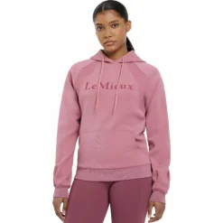 Best LeMieux - Sweat manches longues à capuche femme Nadine peony Rose