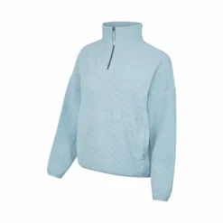 Outlet LeMieux - Sweat manches longues femme Dana quarter zip glacier Bleu