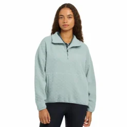 Outlet LeMieux - Sweat manches longues femme Dana quarter zip glacier Bleu